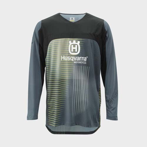 Husqvarna Railed Shirt Grau