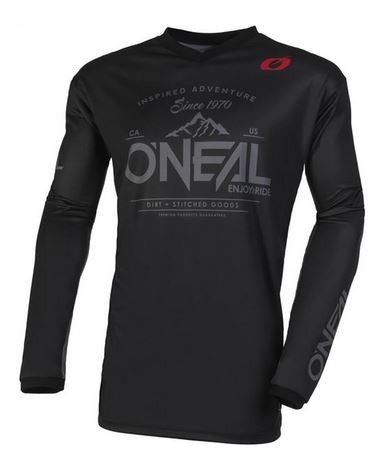 O`Neal ELEMENT Jersey Dirt V.23 Schwarz Grau